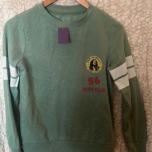 Zion sweater, Bob Marley vintage sweater, XS, green red and yellow and BLK